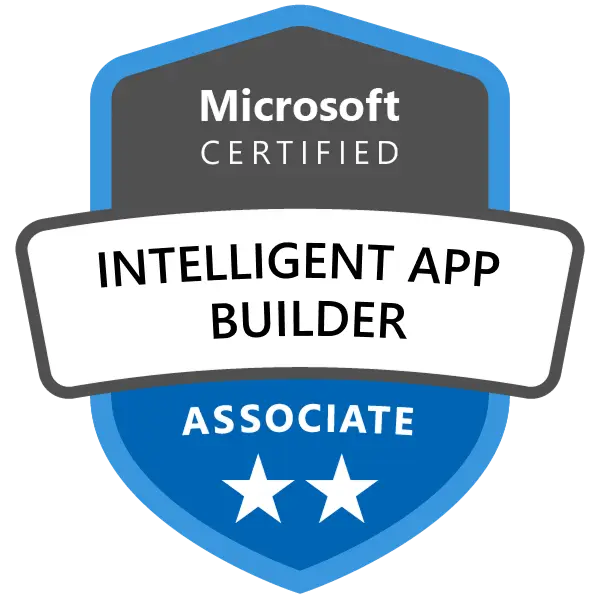 Microsoft Certified: Intelligent Applications Builder Associate (AB-410) jelvény